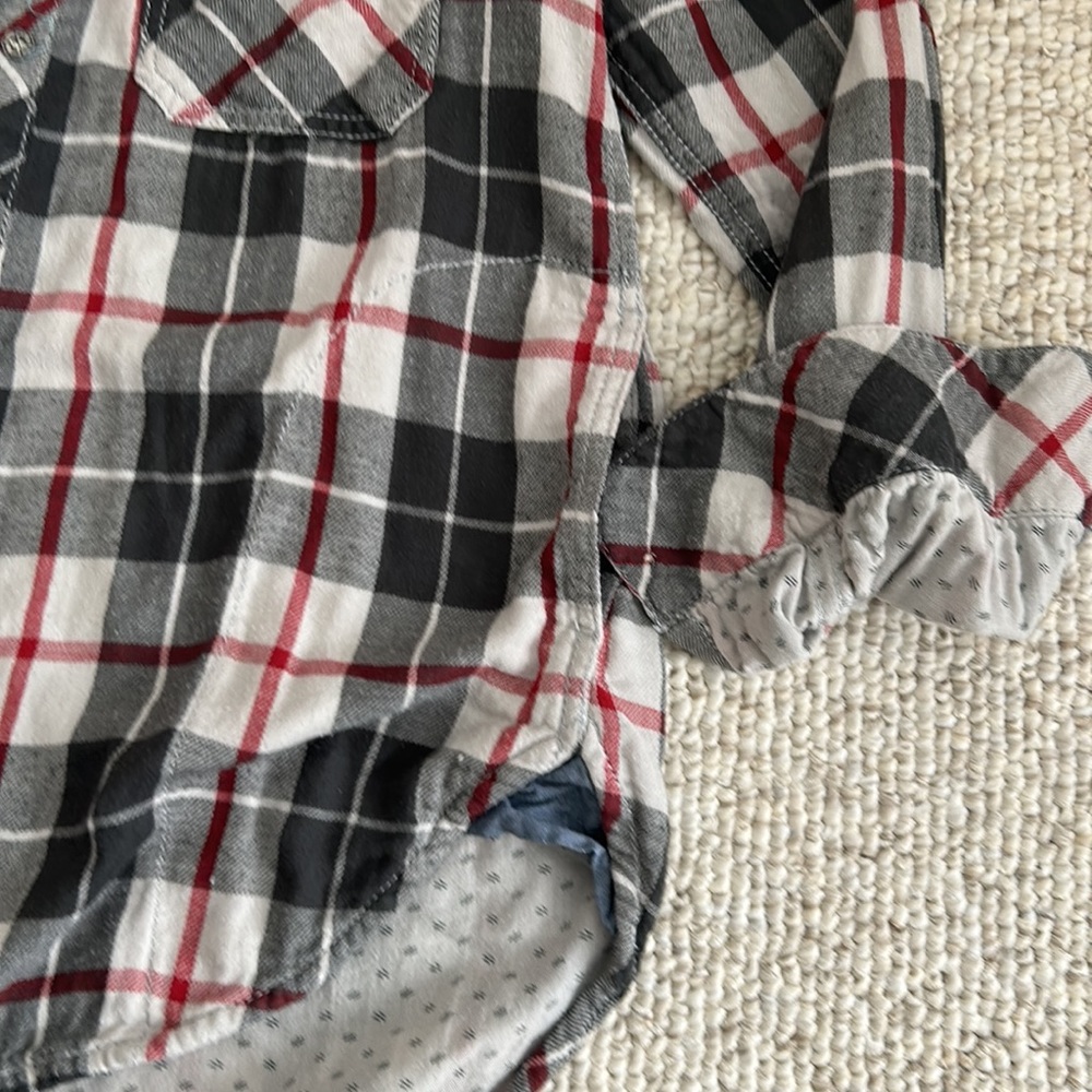 Dylan Plaid Button Down Shirt Jacket - image 3
